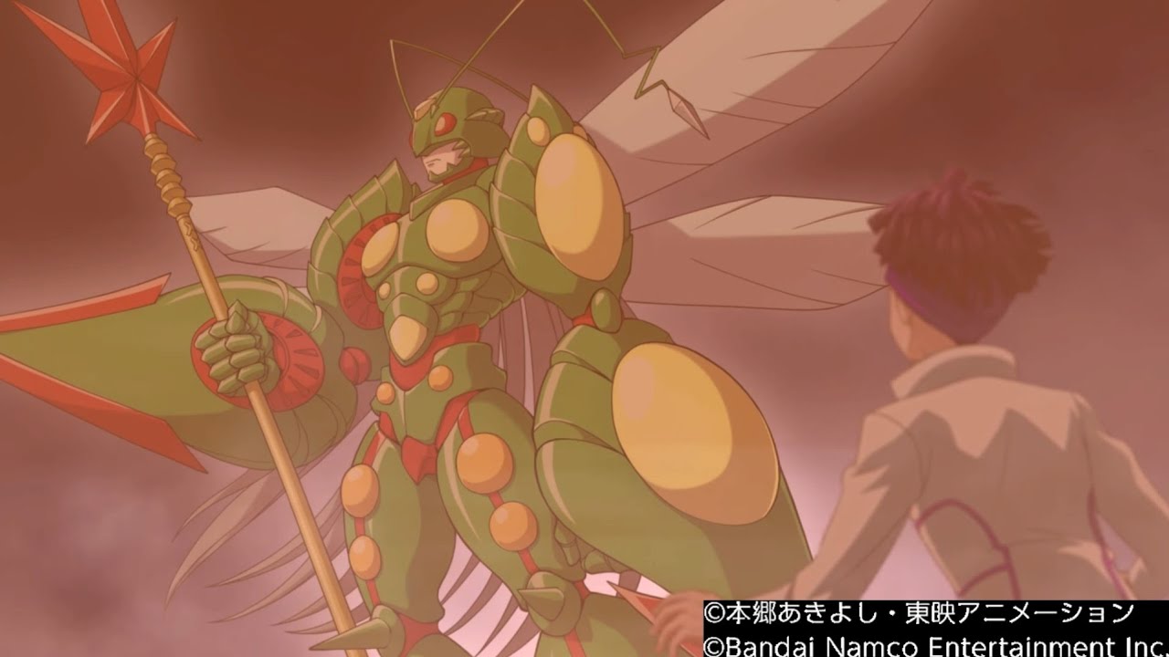 DIGIMON SURVIVE - Kunemon Digivolves to Jewelbeemon