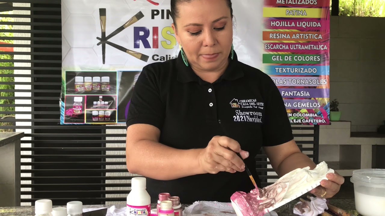 Como pintar Virgen arcoíris 🌈 en metalizados