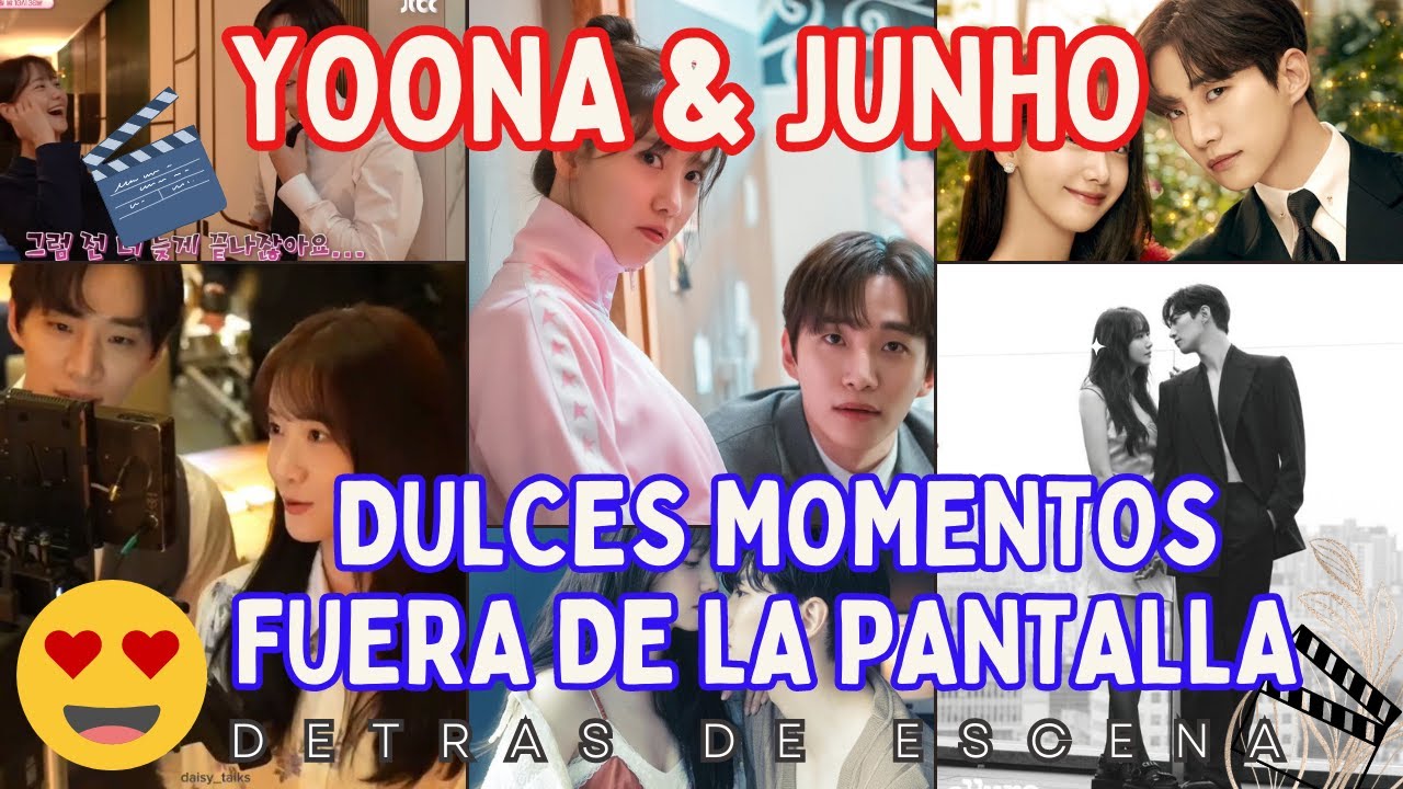 YOONA & JUNHO LINDOS Y DIVERTIDOS MOMENTOS FUERA DE LA PANTALLA 😍🥰  #KINGTHELAND