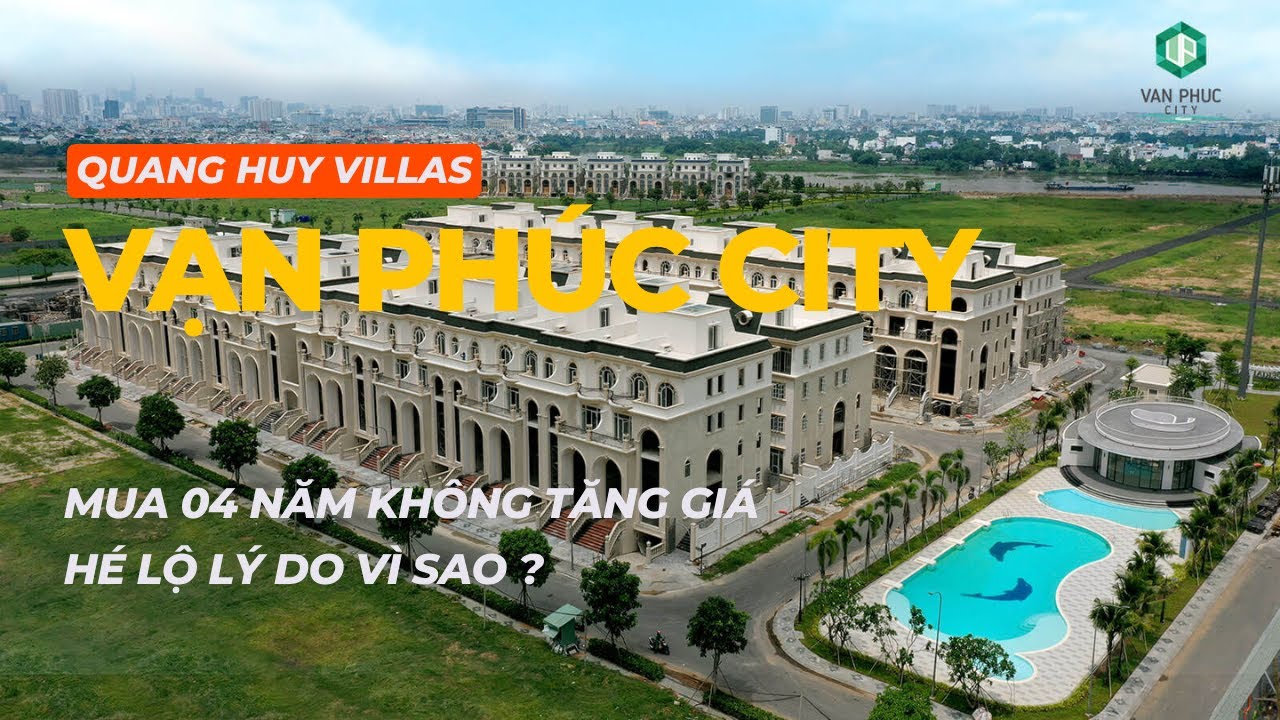 Châu Âu giữa lòng Sài Gòn Vạn Phúc City Thủ Đức mua 4 năm chưa tăng giá. Lý do vì sao?