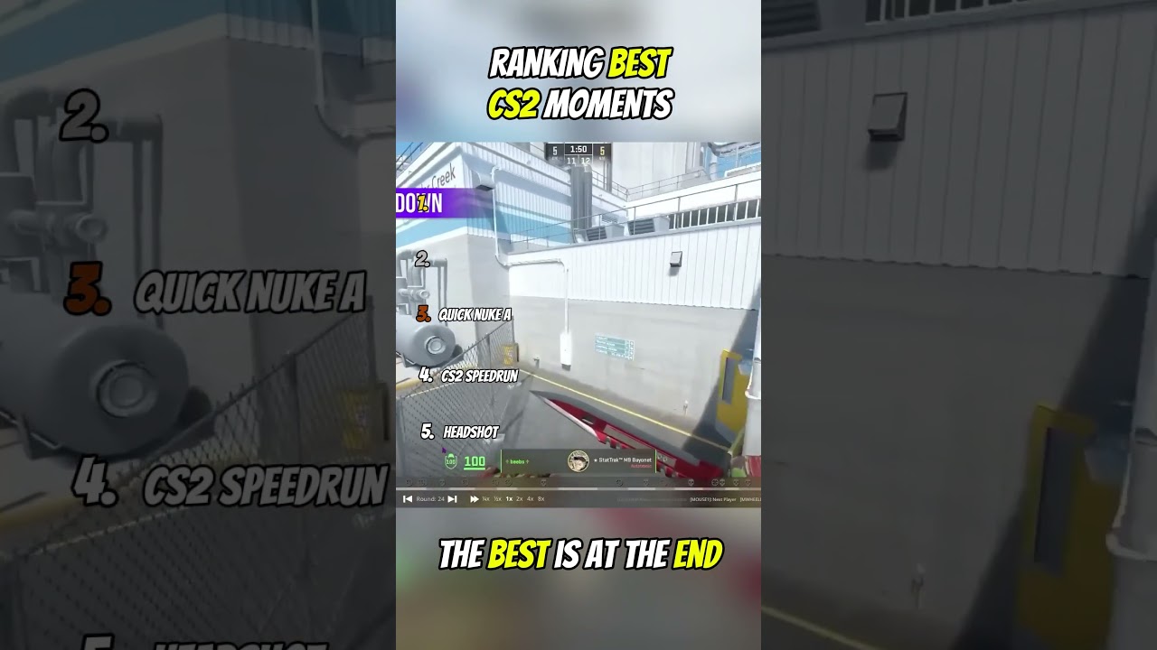 Ranking Best CS2 Moments 133 #cs2 #counterstrike #funny