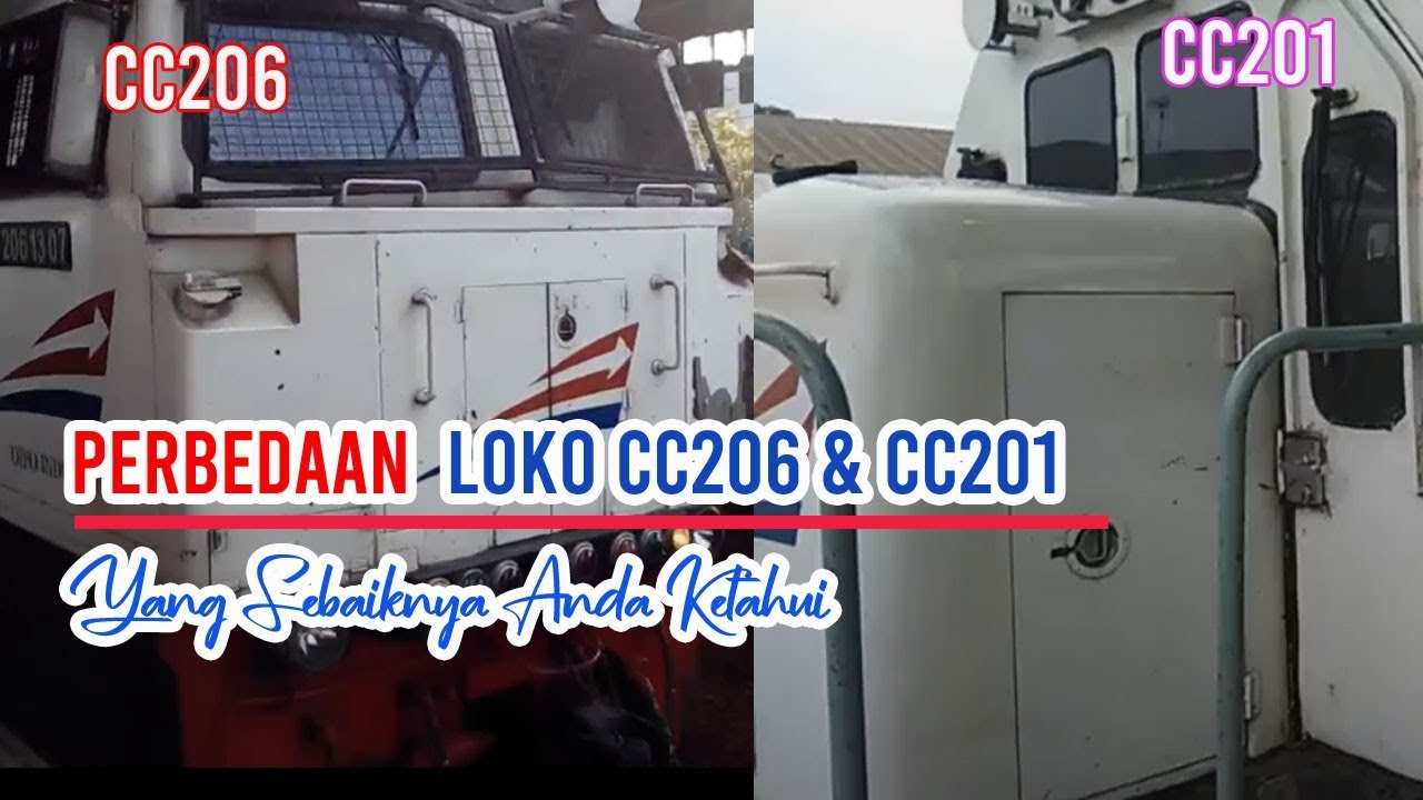 Apa Sih Bedanya Loko CC206 dan Loko CC201?