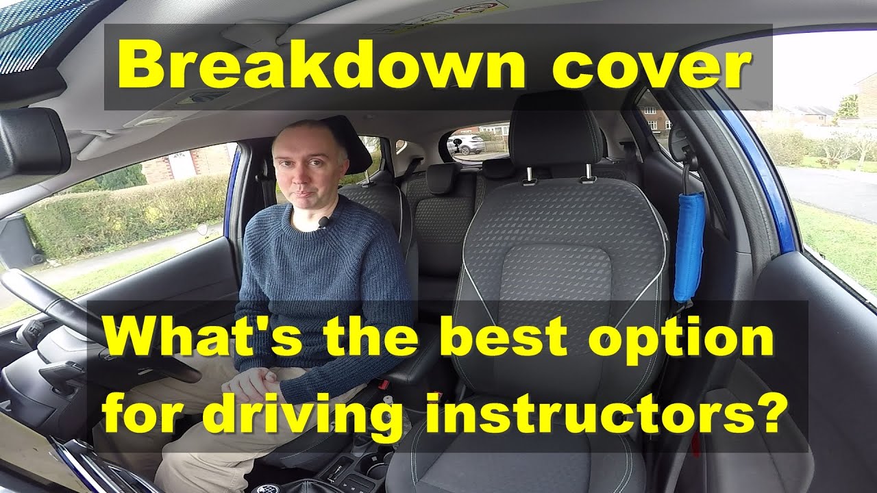 Breakdown cover for driving instructors. AA, RAC, Green Flag