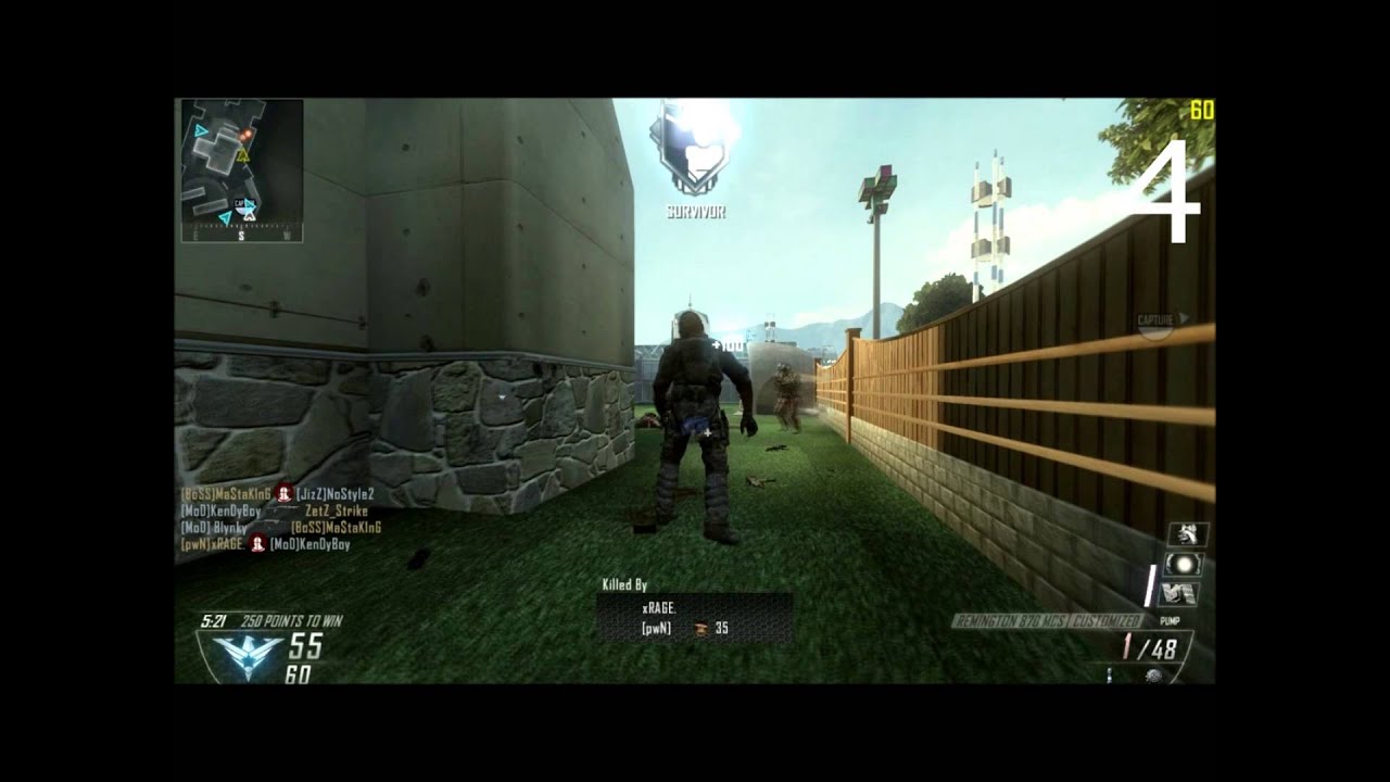 Call of Duty Black Ops 2 Chain killer challenge 9 rapid kills