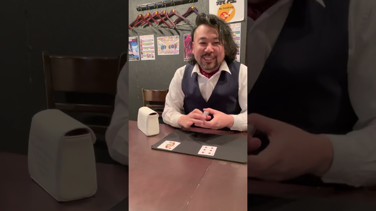 手品家岡山店テーブル② 東邦新悟氏 2023.5.28