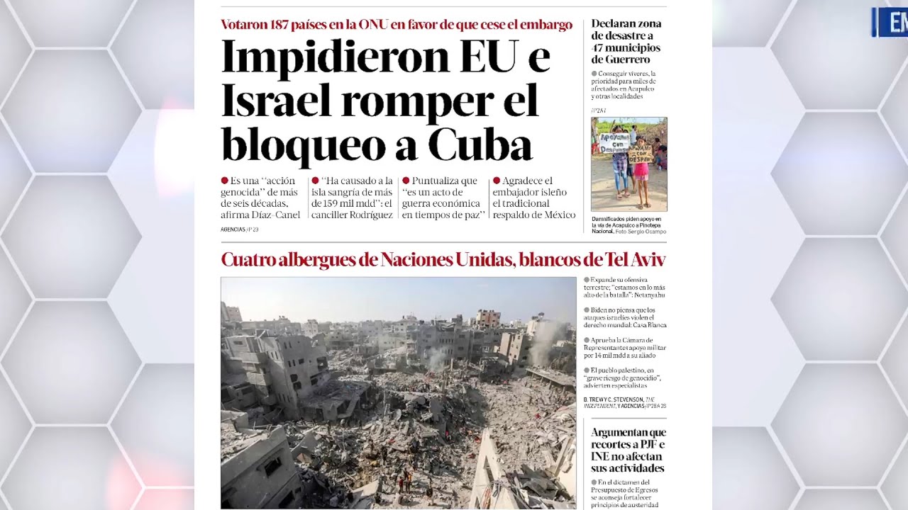 LECTURA DE TITULARES NACIONALES Y REGIONALES #EnCorto #NoticieroDigital #video
