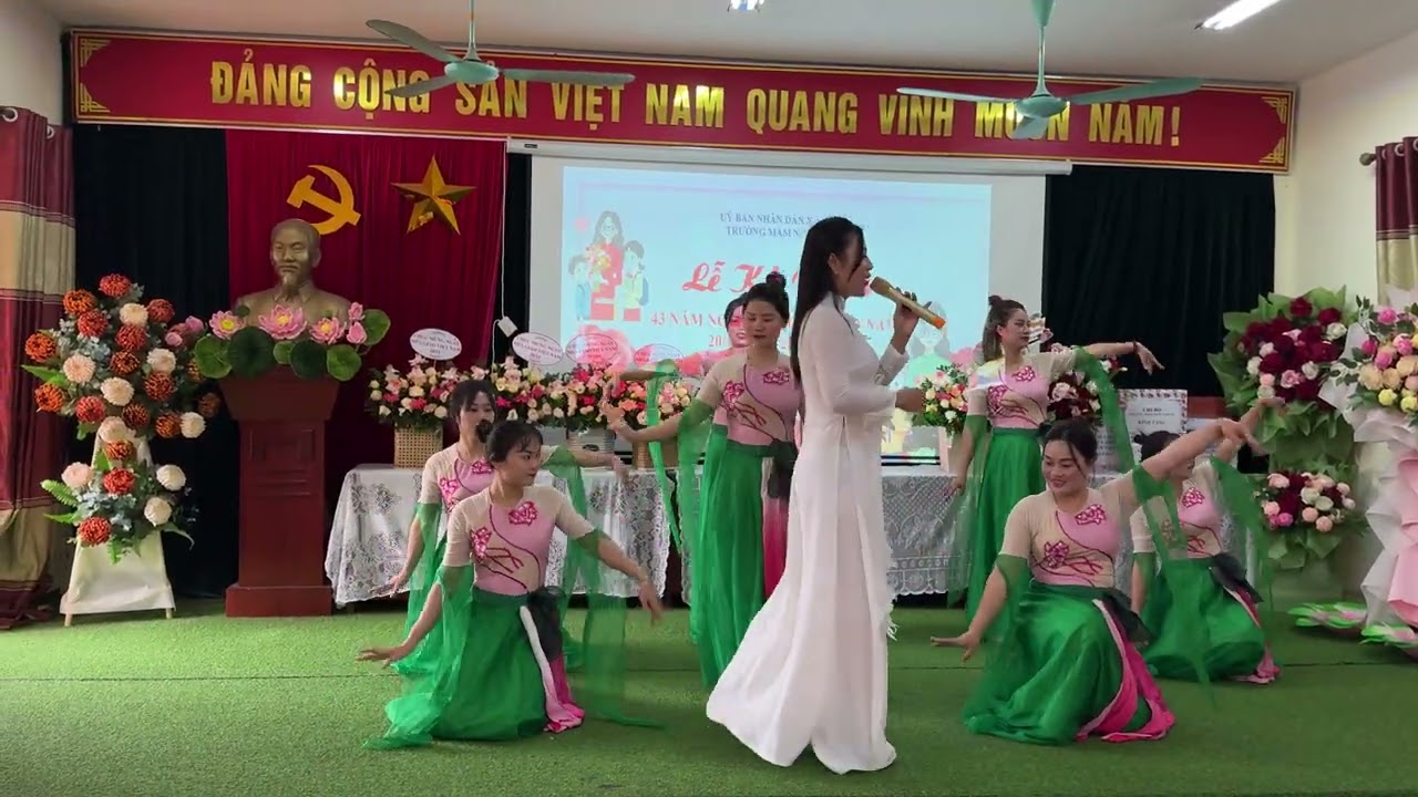 Nghề gi&aacute;o t&ocirc;i y&ecirc;u kỉ niệm 20/11 - Nh&oacute;m m&uacute;a GVMN Tam Đa