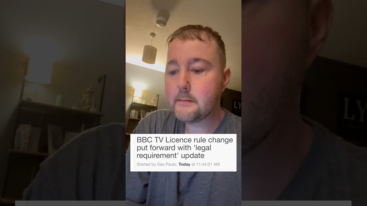 TV Licence rule change put forward with 'legal requirement' update #TVLicence #BBC #TVLicensing