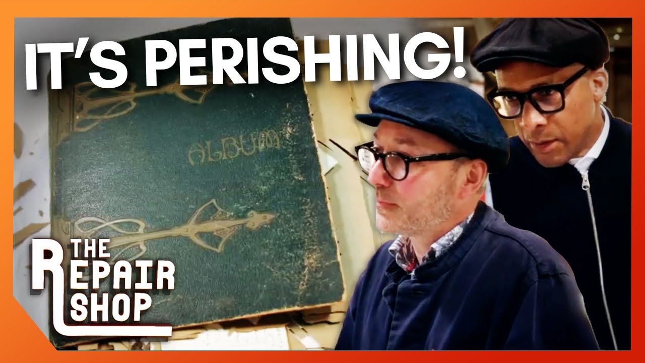 Century Old Postcard Album is Crumbling into Dust | The Repair Shop