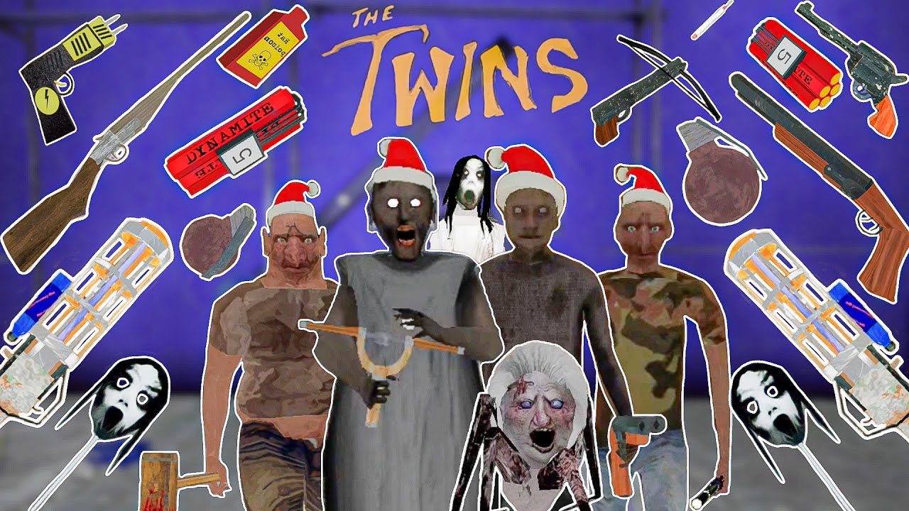 Trolling Granny Grandpa Bob And Buck With All Weapons 😂  || The Twins Remake.