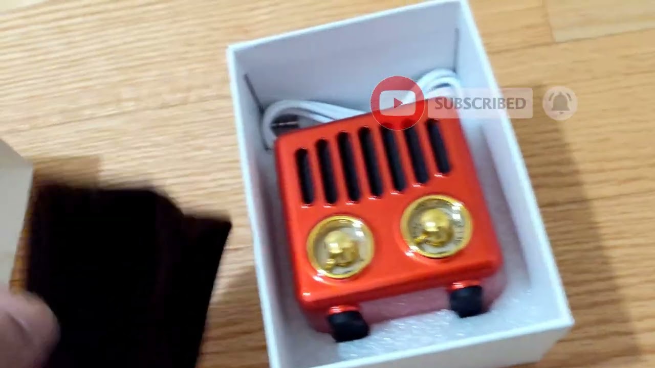 PrimeCables R908 Retro Bluetooth Radio Speaker - Unboxing & First Look