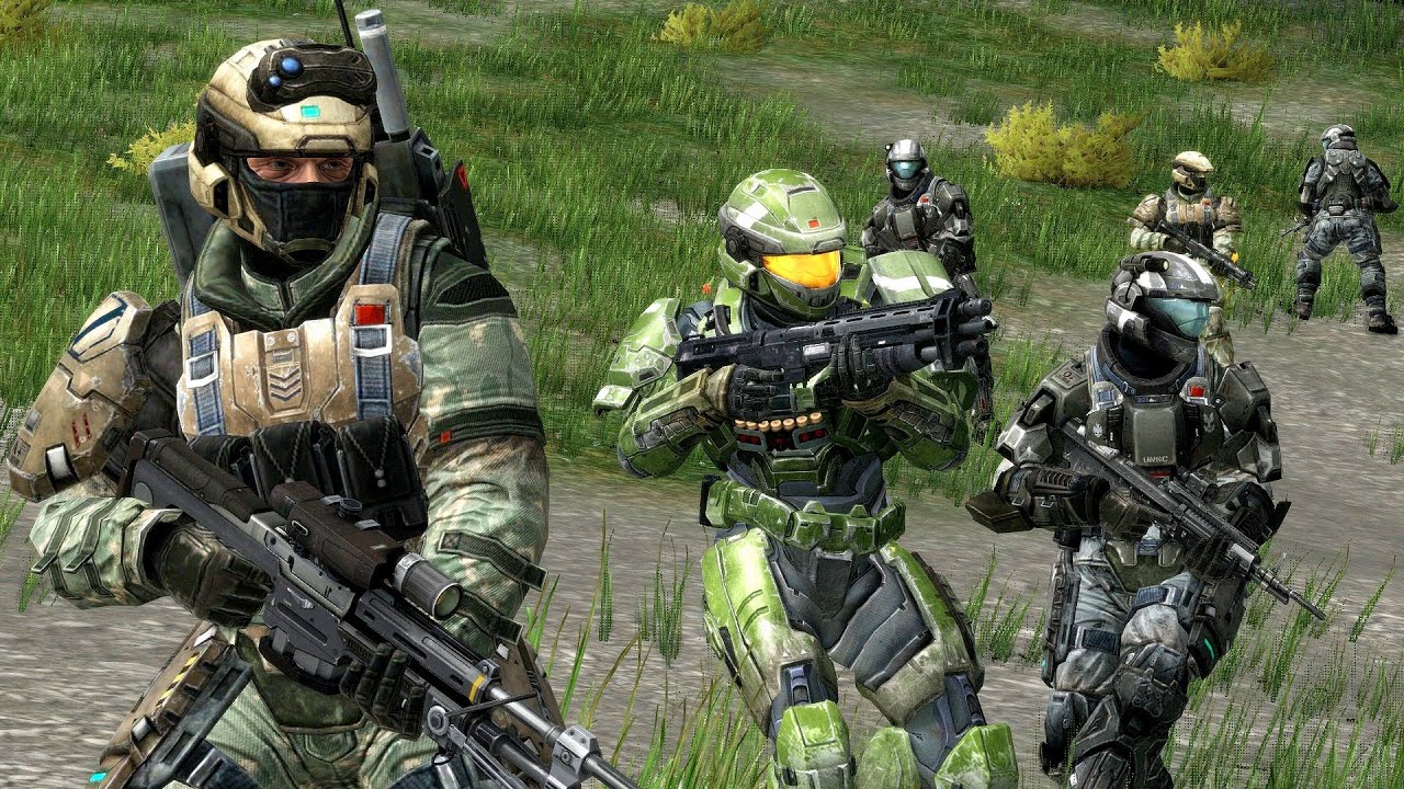 UNSC vs COVENANT - HALO REACH NPC Wars