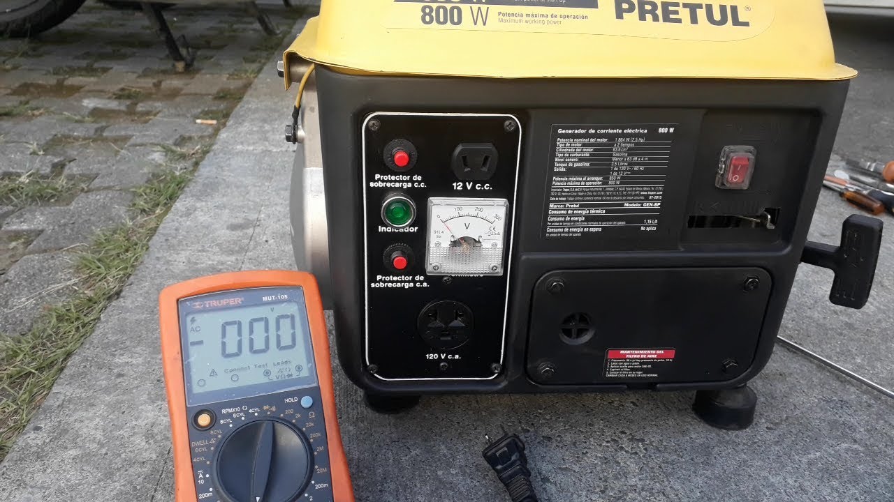REPARACIÒN Y MANTENIMIENTO  GENERADOR ELÈCTRICO  800 WATTS