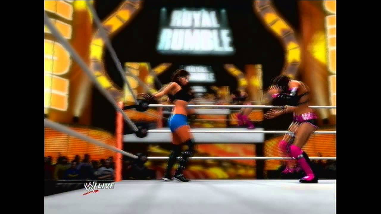 WWE'13 AJ Lee vs Layla I Quit Title unification match