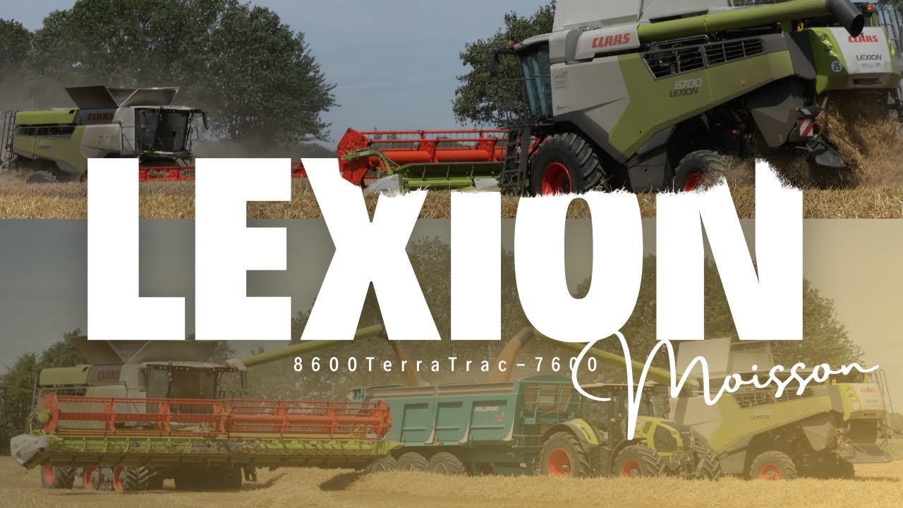 Duo incroyable 🤠 CLAAS Lexion 8600 Tera-Trac -LEXION 6700 /18m50 de coupe😱 / SARL les 3M