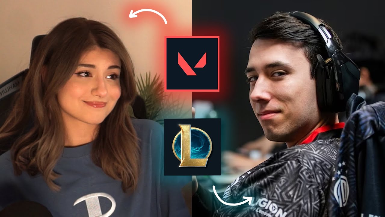 League Pros probieren Valorant aus