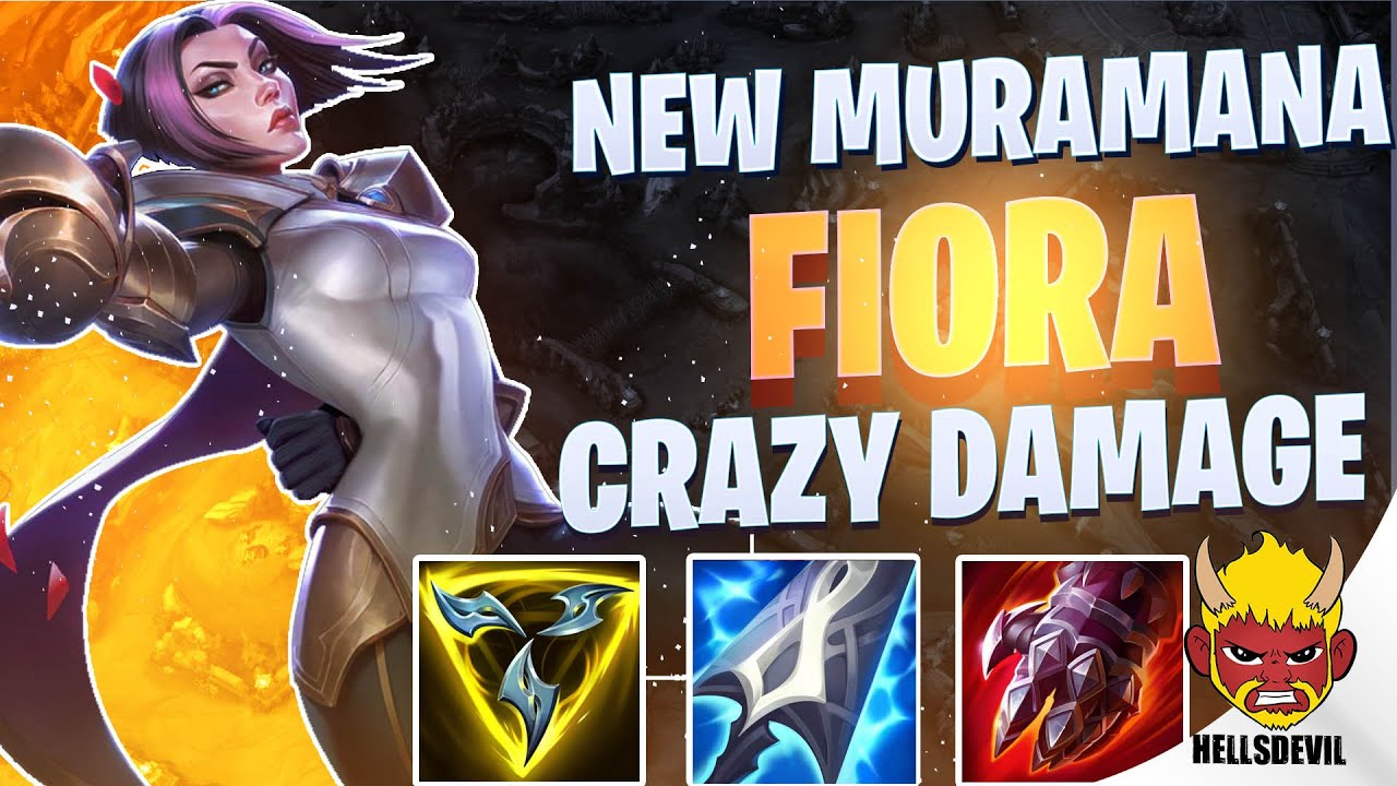 WILD RIFT | *NEW* MURAMANA FIORA = CRAZY DAMAGE! | Challenger Fiora Gameplay | Guide & Build