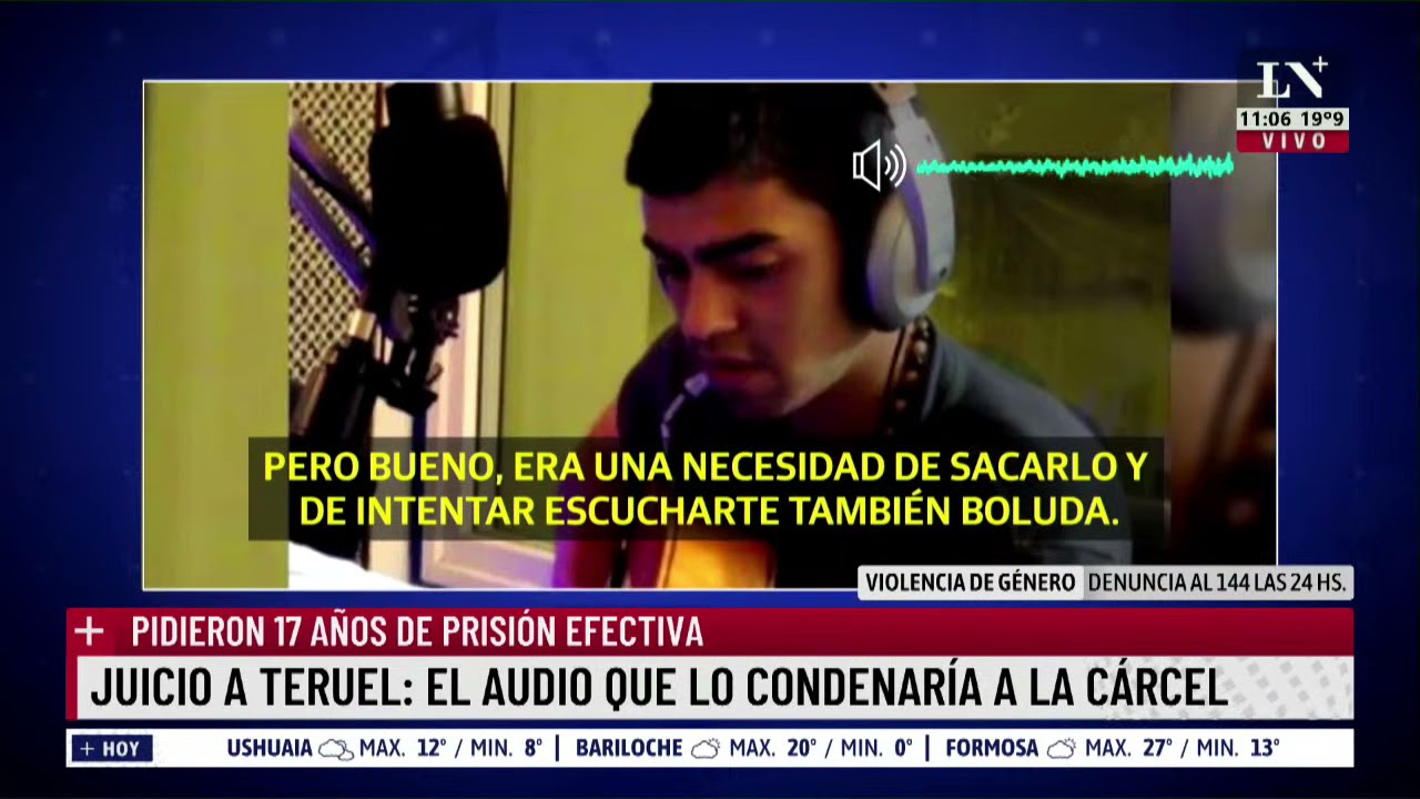 Las últimas palabras de Teruel antes de la sentencia
