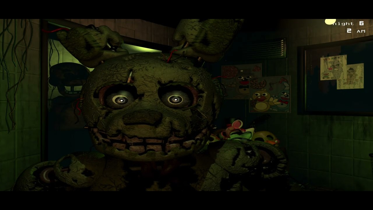 Korku Müzesi Yakıldı 6. Geceyi (Nightmare Modunu) Bitirdim Five Nights at Freddy's 3 Part 6