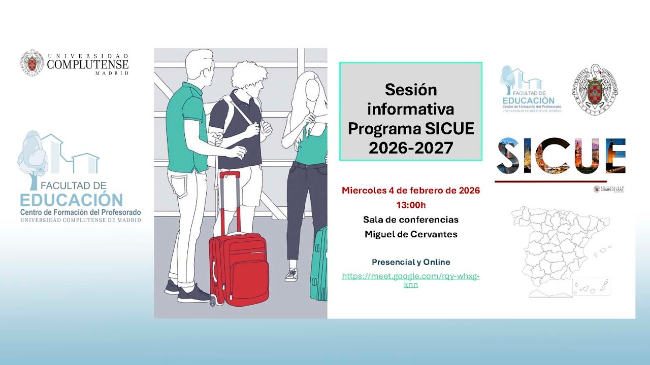 Sicue 2026 sesion informativa