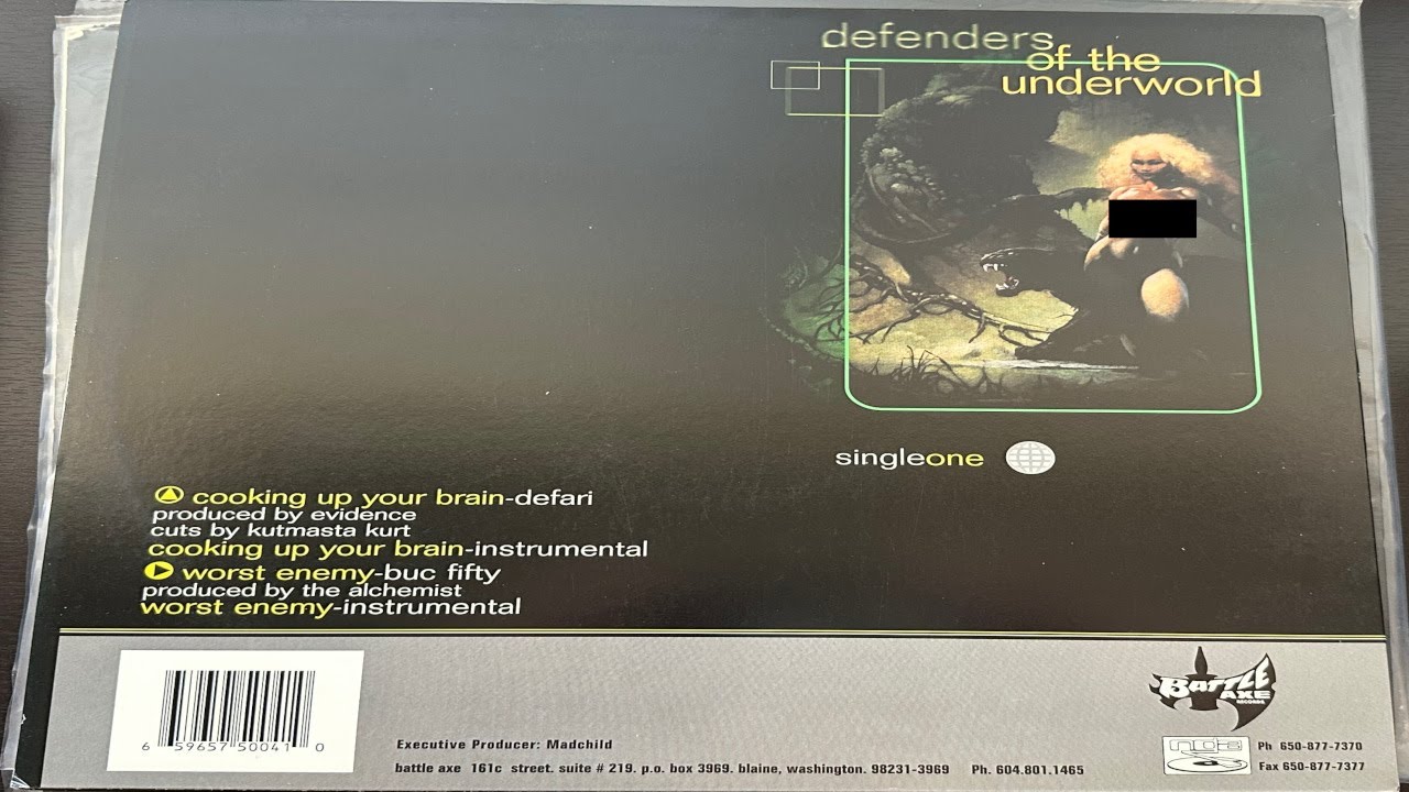 Buc Fifty - Worst Enemy (Instrumental) - Battle Axe Records 1999 West Coast Hip Hop The Alchemist