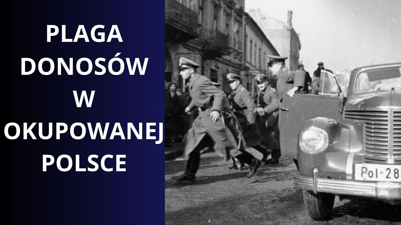 Plaga donosicielstwa w okupowanej Polsce