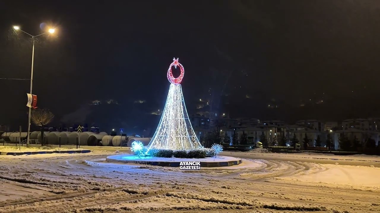Ayancık’tan Kar Manzaraları