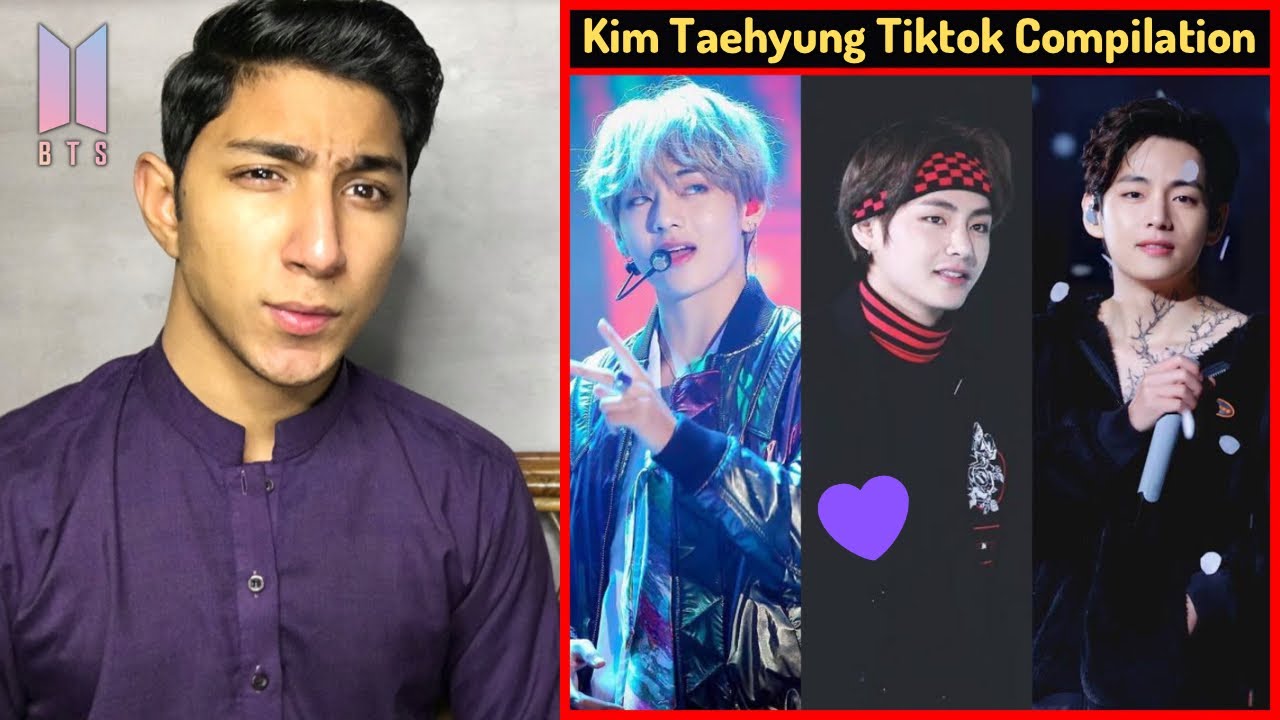 Реакция Пакистана на подборку TikTok Ким Тэхёна из BTS | В | Часть №3 | Реакция Маади