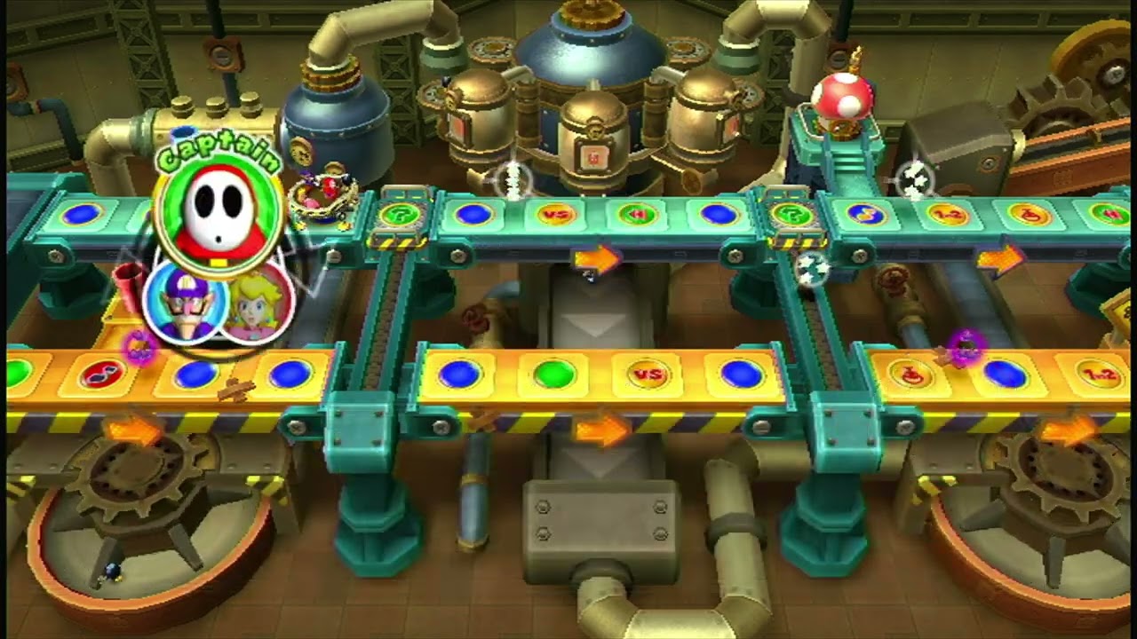 Mario Party 9 Solo Mode Bob-omb Factory (Waluigi)
