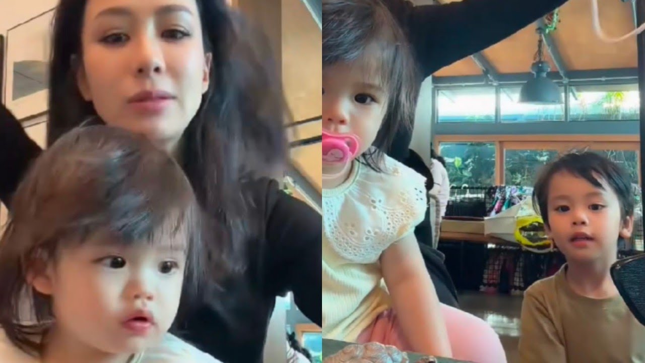แม่รถเมล์กับลูกๆ น้องคิด และ น้องนิจ น่ารักมาก