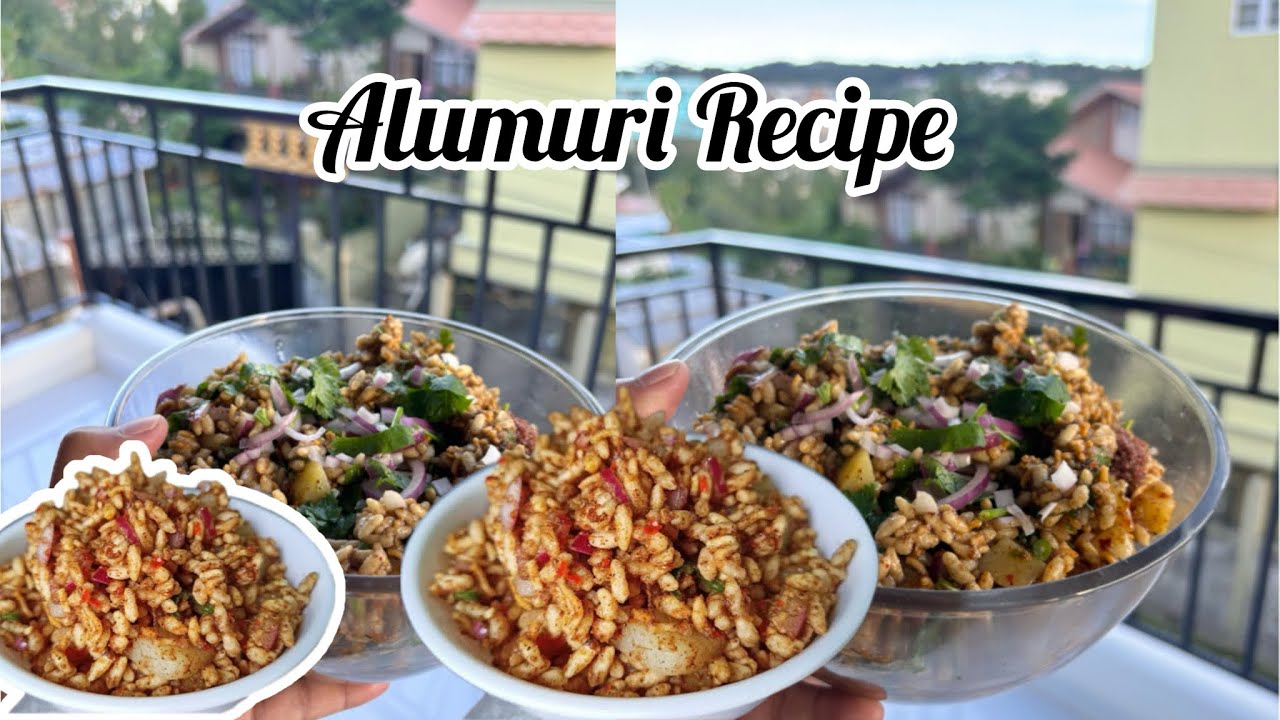 Alumuri Recipe || Bam alumuri ba khleh hi || Meghalaya famous street snack || ✨✨