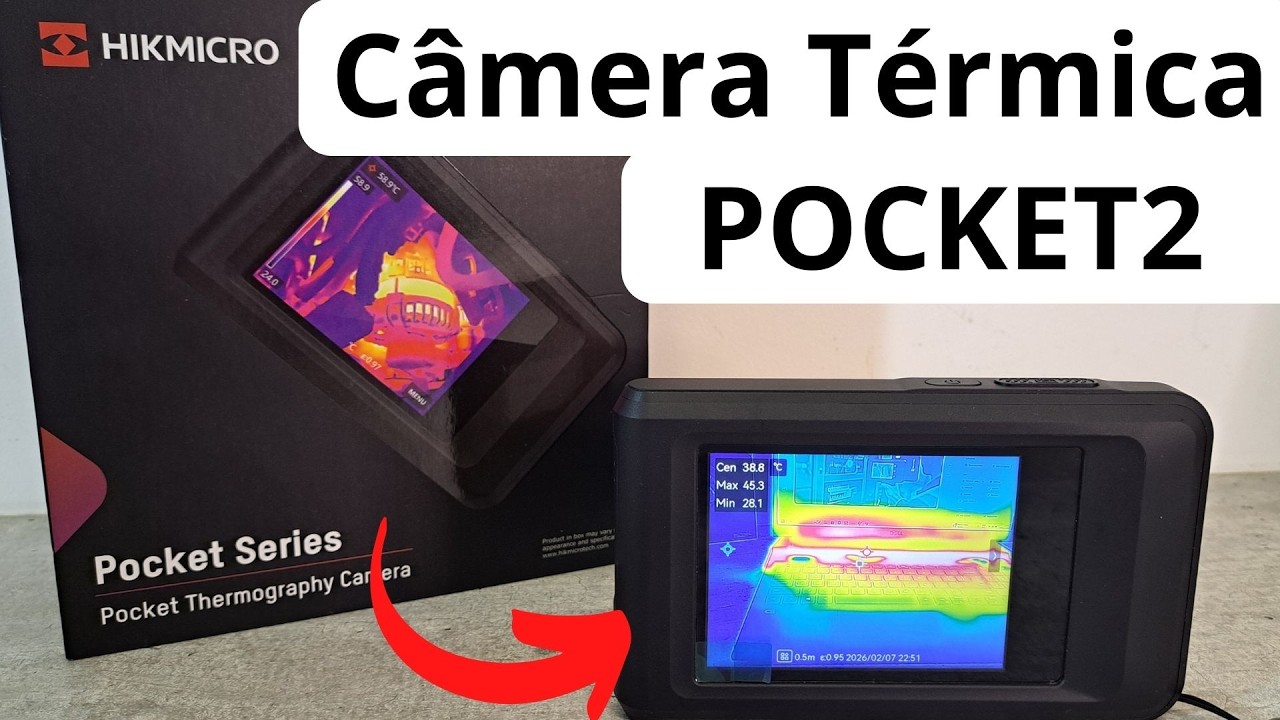 Câmera Térmica Pocket2 Hikmicro, você conhece?