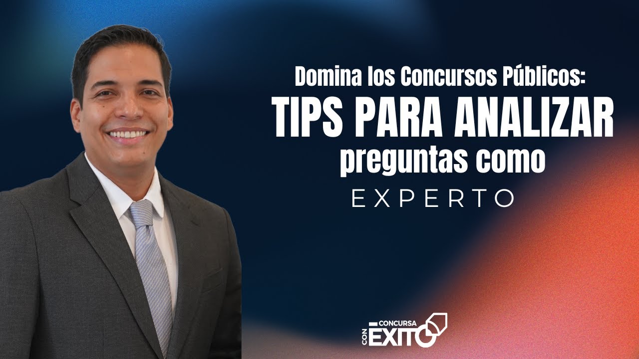 Tips Para Contestar Preguntas En Concursos Públicos como experto