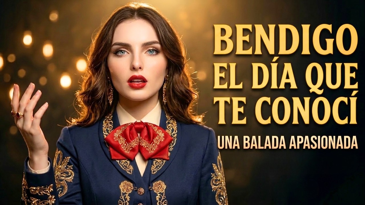 Bendigo el Día que Te Conocí – Serenata del Alma | Balada Romántica 💖