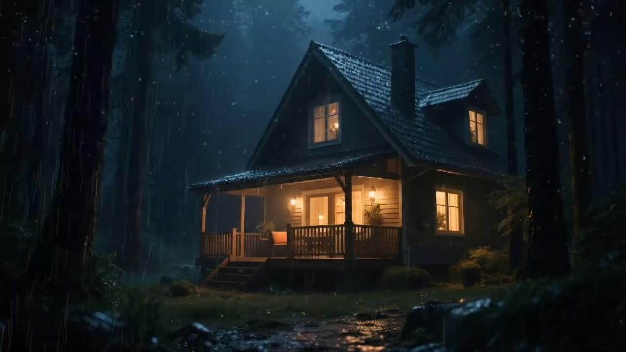 Super Heavy Rain To Sleep Immediately - Rain Sounds for Stress Calm
