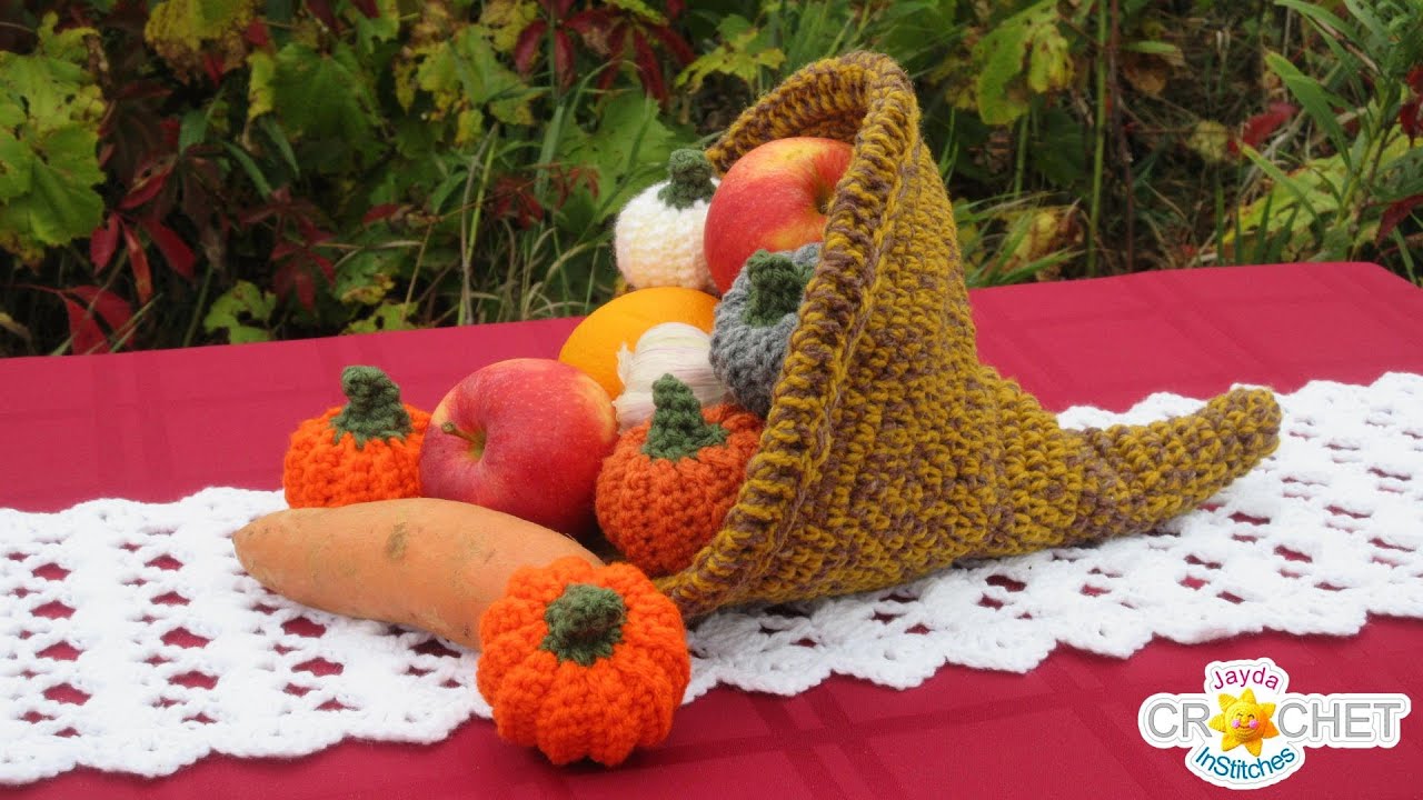 Cornucopia Crochet Pattern & Tutorial