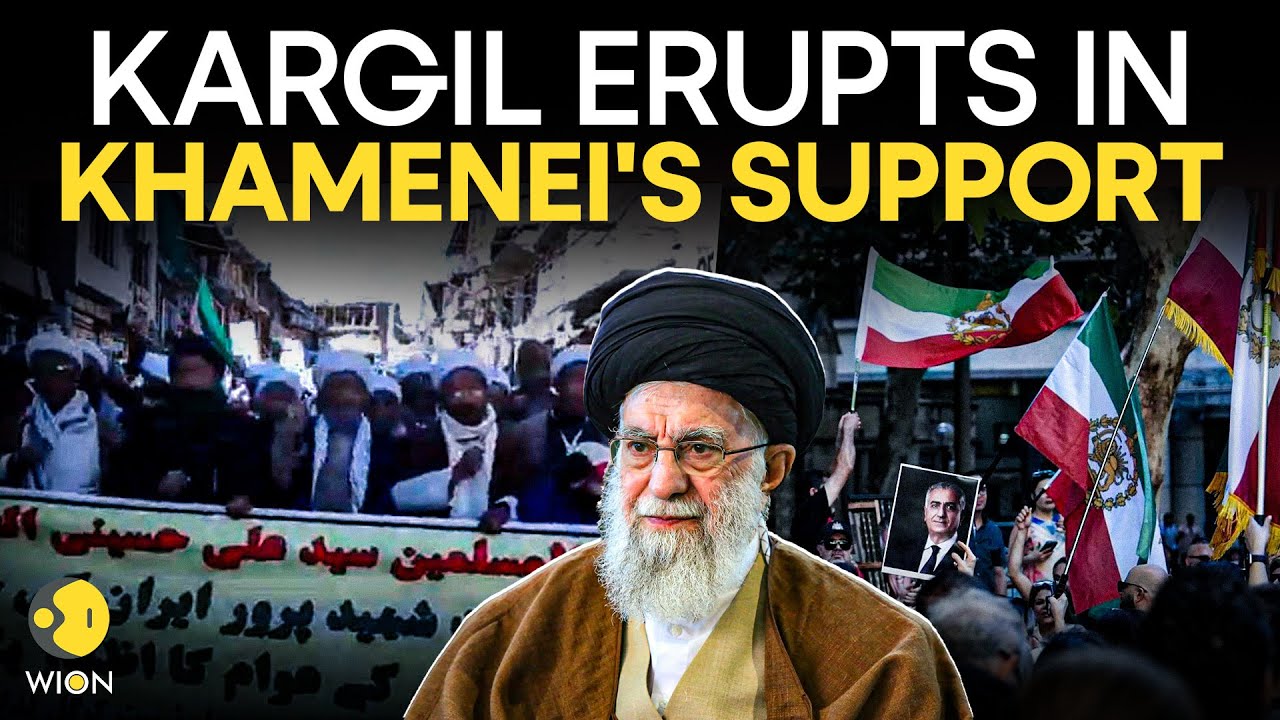 Massive Kargil Protests Erupt in Support of Iran Leader Ayatollah Ali Khamenei | WION Originals
