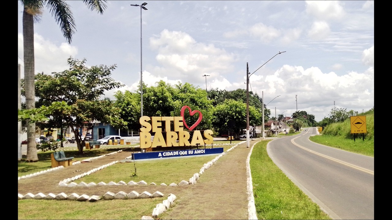 Cidade de Sete Barras no Estado de Sao Paulo