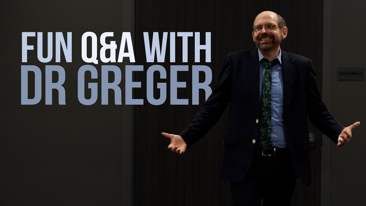 Dr Michael Greger Q&A AVA Summit 2023 @NutritionFactsOrg