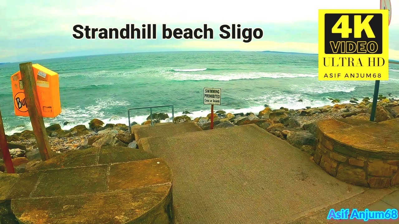 Strandhill Beach sligo Ireland 4K video ultra hd