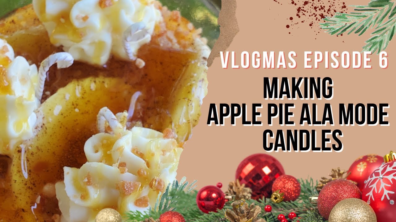 Making Apple Pie Ala Mode-Dessert Candles