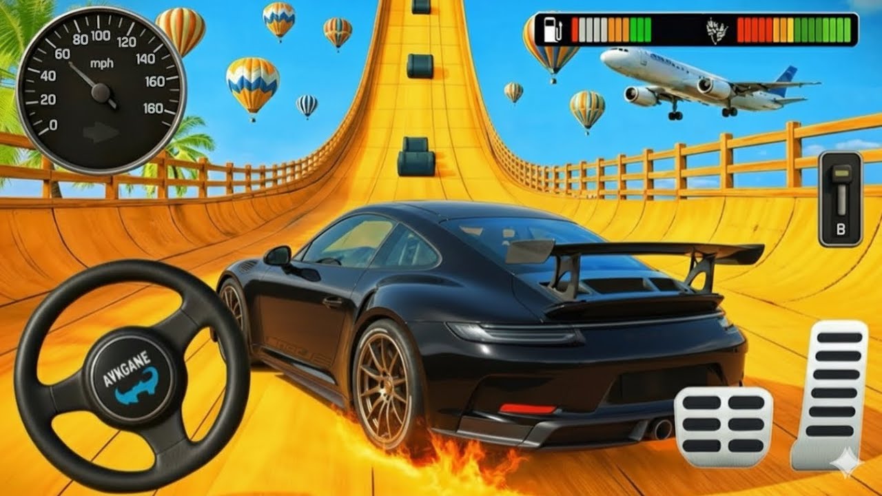 Impossible GT Car Stunt Racing - Ultimate GT Car Stunt Master 3D - Android Gameplay 