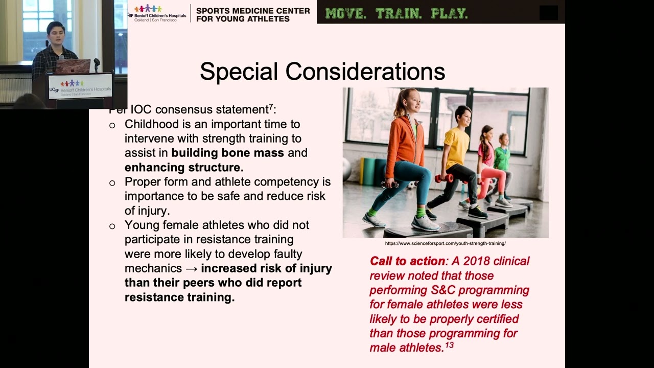 Weight Training in Youth Athletes (Leone Baron, PT DPT, UCSF Peds MSK/Sports Medicine)