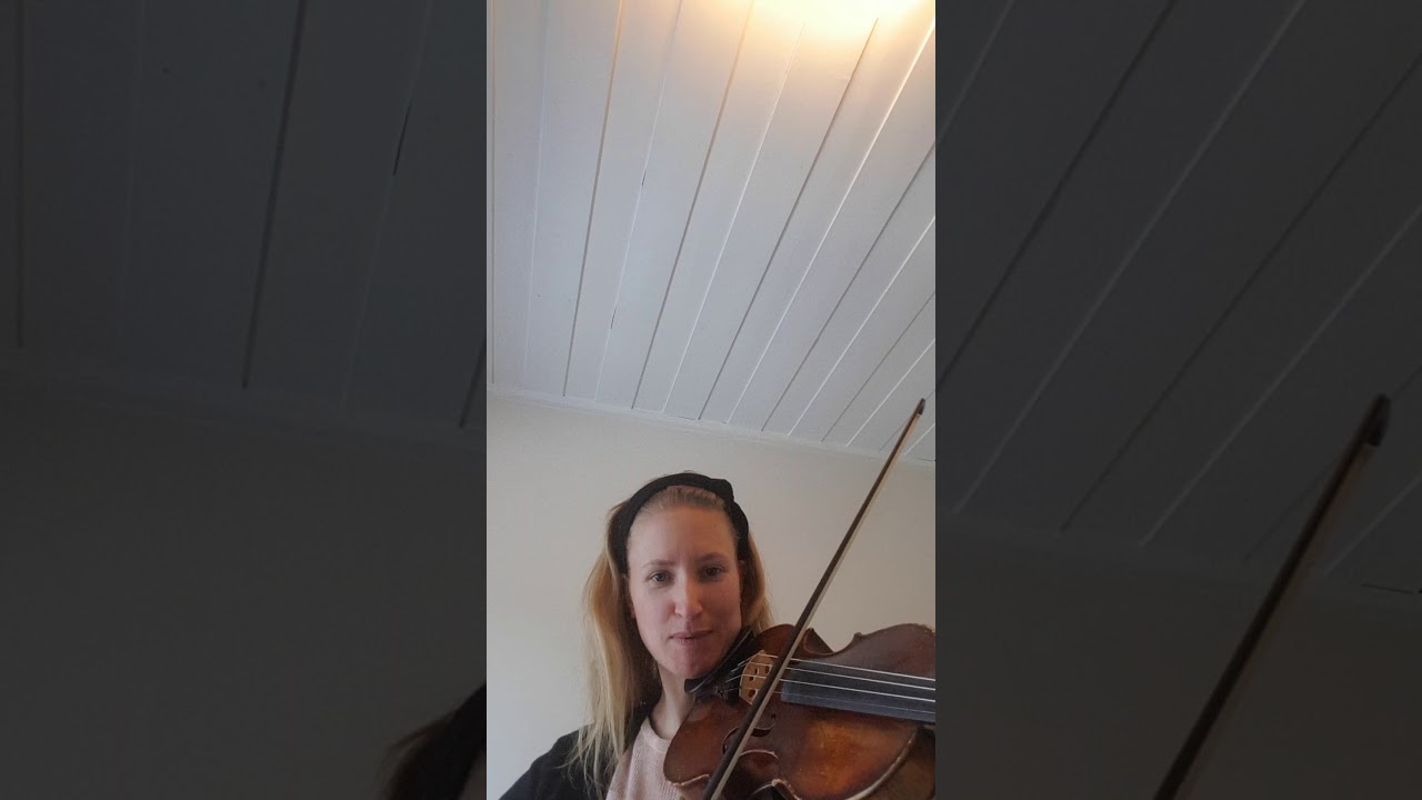 Mot solnedgangen fiolin melodi