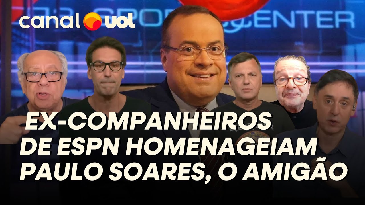PAULO SOARES: EX-COMPANHEIROS DE ESPN FAZEM HOMENAGEM; TRAJANO, JUCA, MAURO E ARNALDO LEMBRAM AMIGÃO