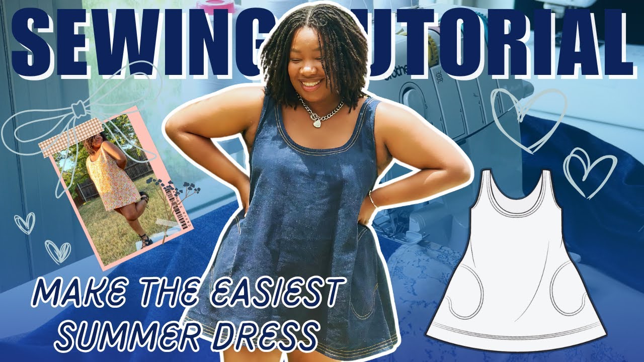 Anna Dress Pattern Sew Along | Easy Jumper Dress for Confident Beginners