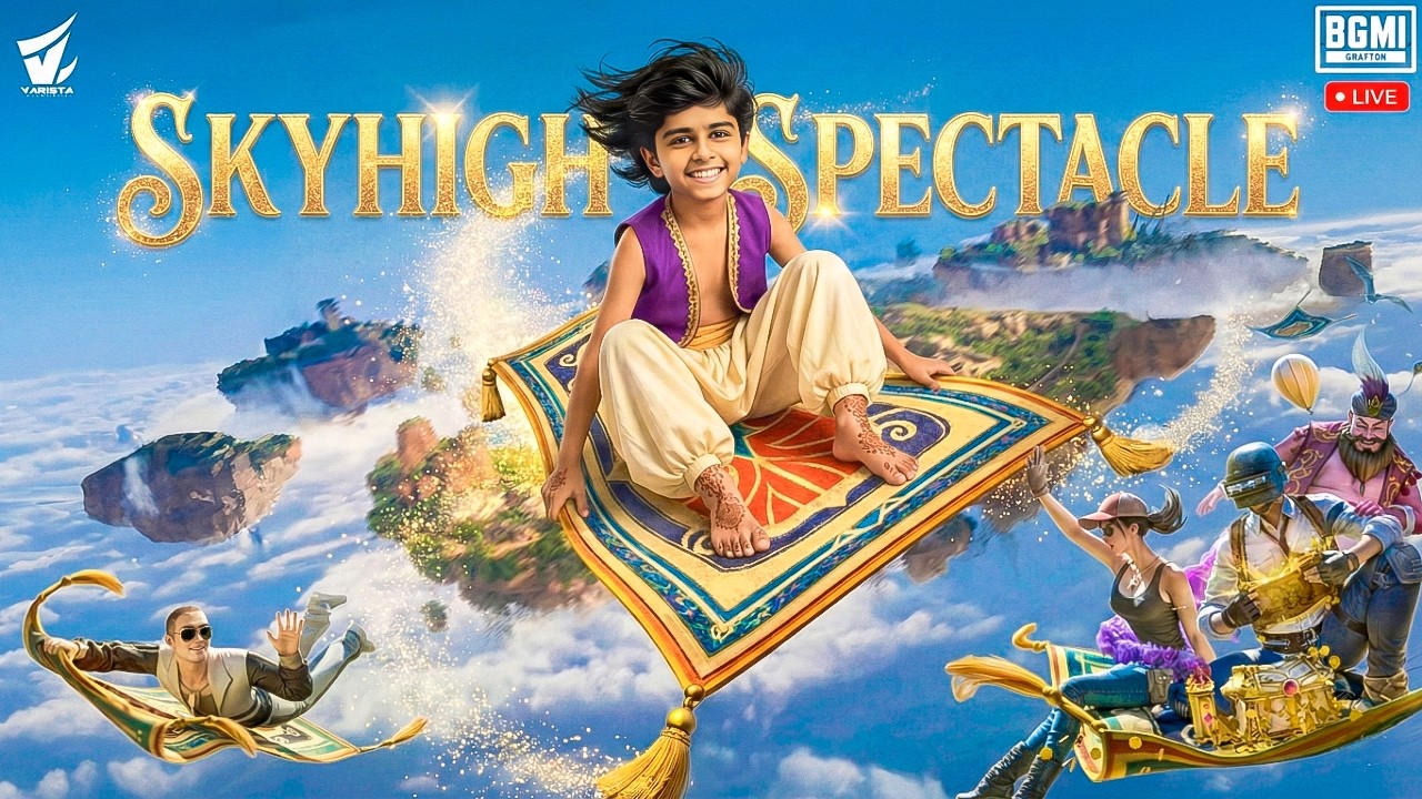 BGMI LIVE 🔴 | Skyhigh Spectacle BACK 😱 | Chaos From the Sky @AnuShubhaLive