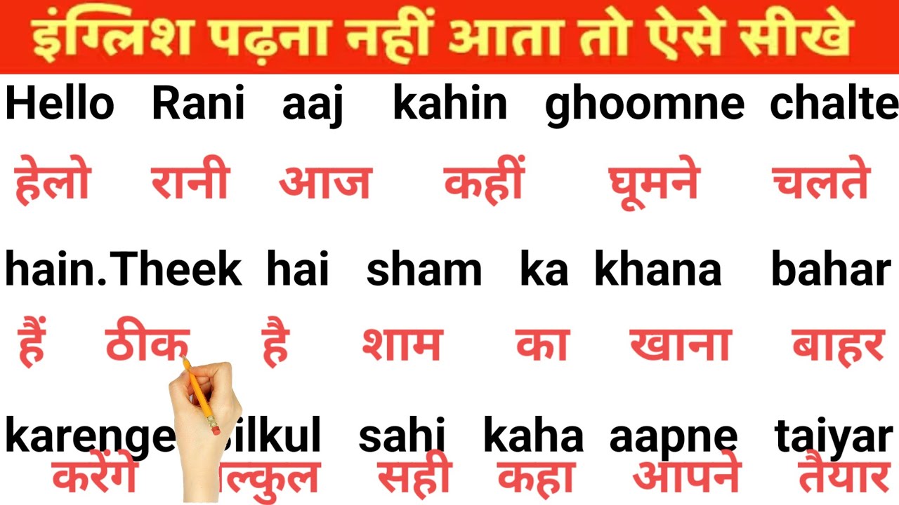 इंग्लिश पढ़ना लिखना कैसे सीखें//English bolna sikhaye//Hindi naamon ki spelling babana//English to H