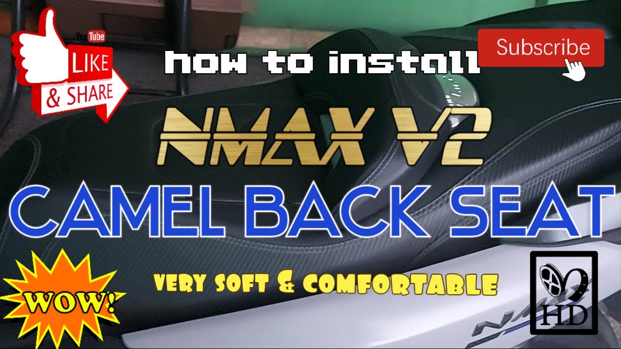 NMAX V2 Camel Back Seat / How to Install