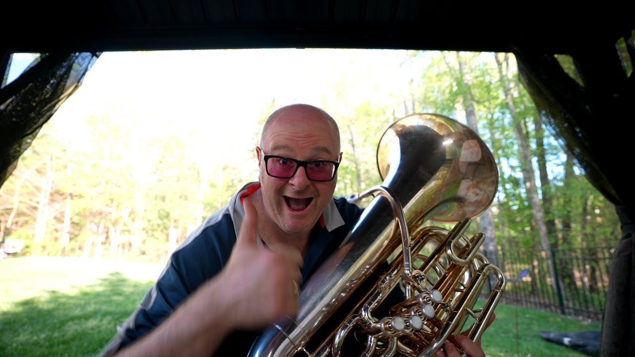 Chillin' with Dylan Outside - Testing the Long Island Tuba Mouthpiece on ther Mack Brass CC